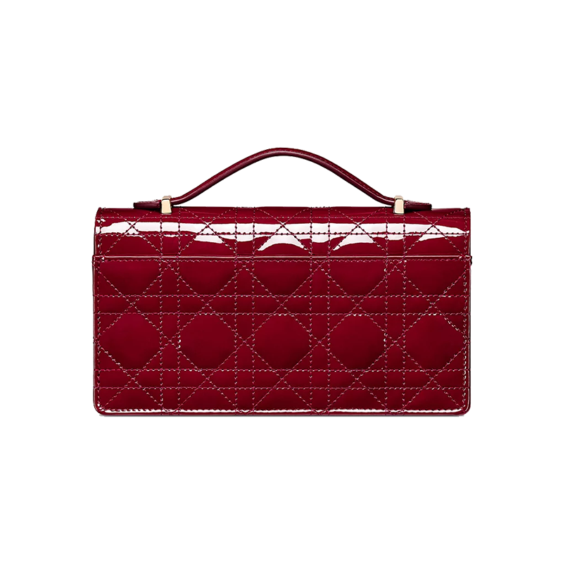 Mini sac DIOR couleur rouge verni